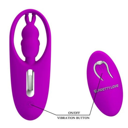 PRETTY LOVE - STIMOLATORE PER MUTANDINE WILD RABBIT CON TELECOMANDO IN LILLA