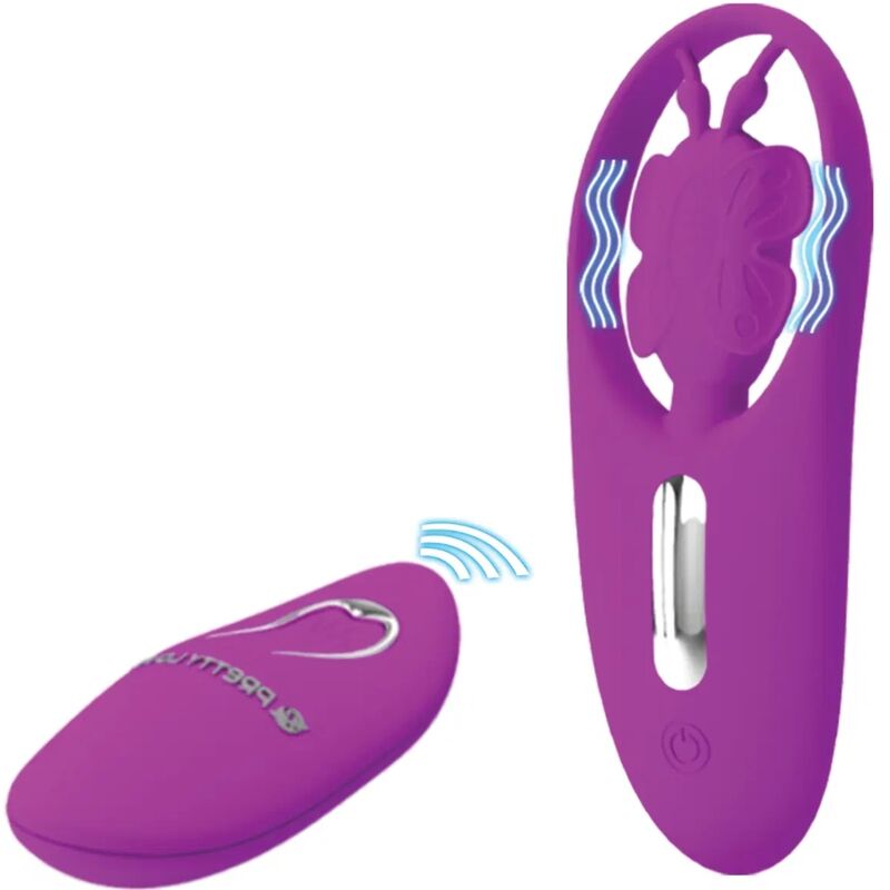 PRETTY LOVE - STIMOLATORE PER MUTANDINE A FARFALLA DANZANTE CON TELECOMANDO LILLA
