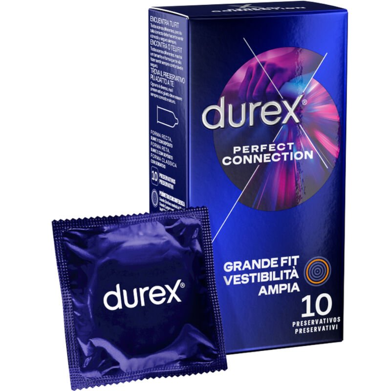 DUREX - PERFECT CONNECTION EXTRA LUBRIFICANTE SILICONE 10 UNITÀ