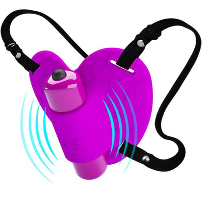 PRETTY LOVE - MASSAGGIATORE CLITORIDEO A BATTITO CARDIACO 10 MODALITÀ DI VIBRAZIONE VIOLA