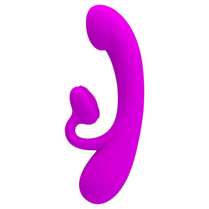 PRETTY LOVE - SINCERO VIBRATORE E SUCCHIATORE PER CLITORIDE IN SILICONE VIOLA