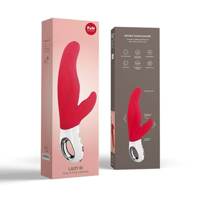FUN FACTORY - VIBRATORE LADY BI DUAL RABBIT ROSSO INDIA