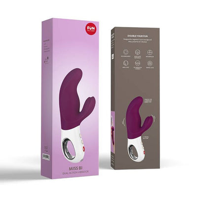 FUN FACTORY - MISS BI DUAL VIBRATOR UVA BIANCO