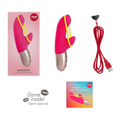 FUN FACTORY - AMORINO MINI VIBRATORE ROSA E GIALLO NEON