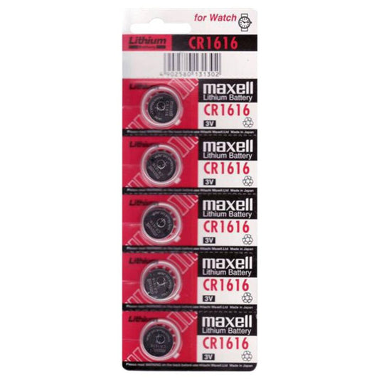 MAXELL - BATTERIA A BOTTONE AL LITIO CR1616 3V BLISTER*5