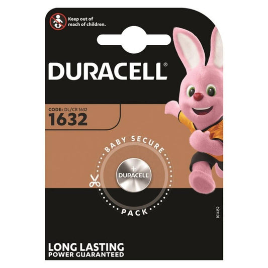 DURACELL - BATTERIA A BOTTONE AL LITIO CR1632 3V BLISTER*1