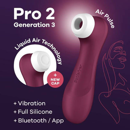 SATISFYER - PRO 2 GENERAZIONE 3 LILLA BLUETOOTH E APP