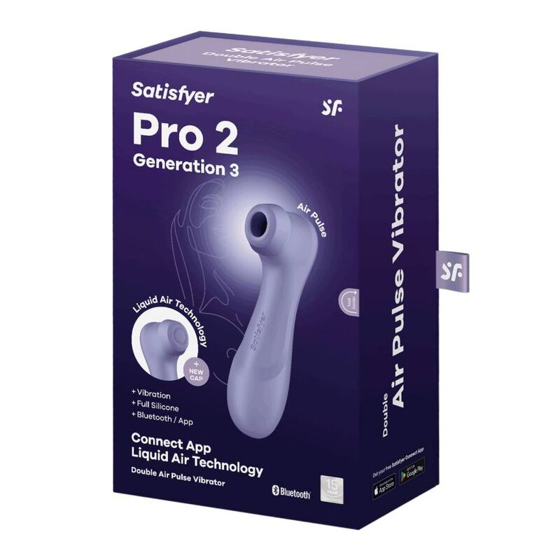 SATISFYER - PRO 2 GENERAZIONE 3 LILLA BLUETOOTH E APP