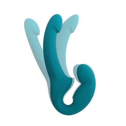 FUN FACTORY - SHARE LITE DOPPIO DILDO IMBRACATURA BLU SCURO