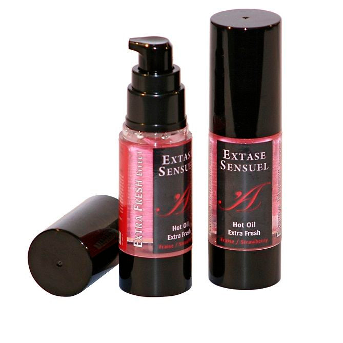 EXTASE SENSUAL - OLIO DA MASSAGGIO EFFETTO FRAGOLA EXTRA FRESCO 30 ML