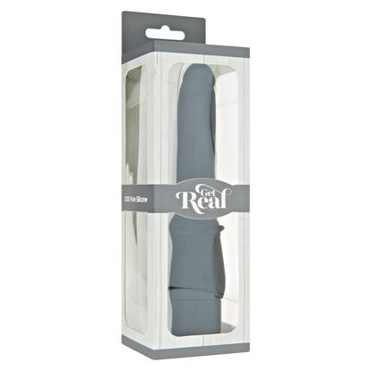 SII REALE - VIBRATORE NERO CLASSICO E LISCIO