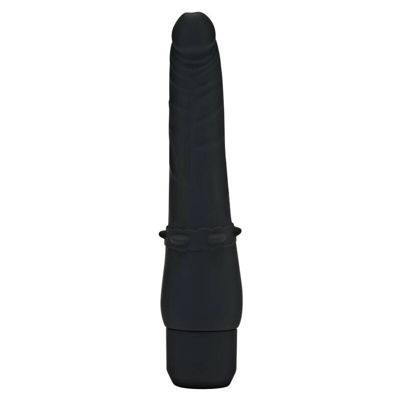 SII REALE - VIBRATORE NERO CLASSICO E LISCIO