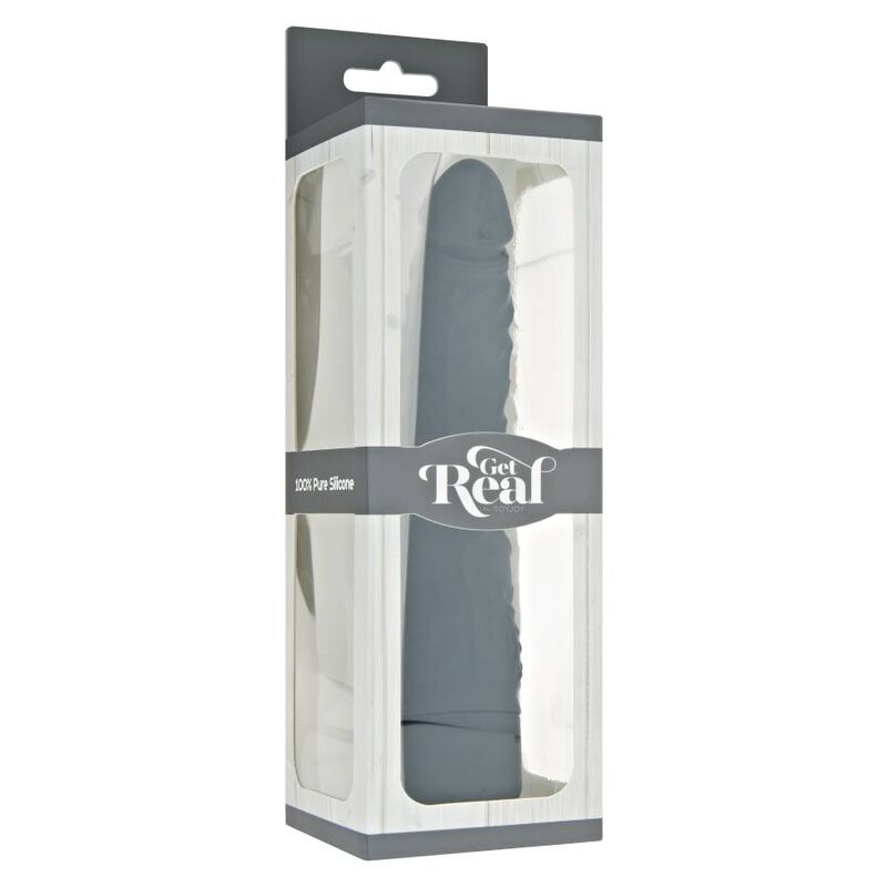 SII REALE - VIBRATORE CLASSICO SLIM NERO