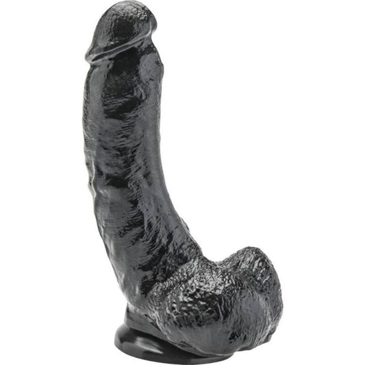 DIVENTA REALE - DILDO 20,5 CM CON TESTICOLI NERI