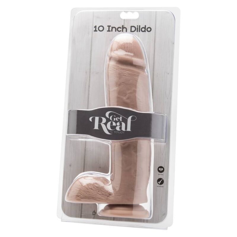 DIVENTA REALE - DILDO 25,5 CM CON TESTICOLI NATURALI