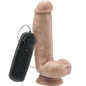 SII REALE - DILDO DA 12 CM CON TESTICOLI VIBRANTI NATURALI