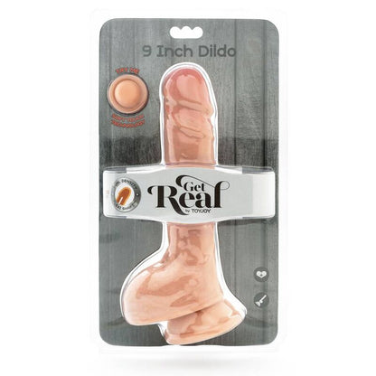 SII REALE - DILDO A DOPPIA DENSITÀ 25,5 CM CON TESTICOLI NATURALI