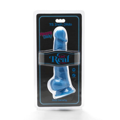SII REALE - HAPPY DICKS 19 CM CON TESTICOLI BLU