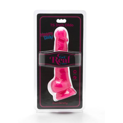SII REALE - HAPPY DICKS 19 CM CON TESTICOLI ROSA