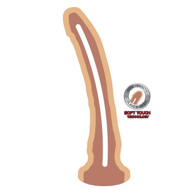 DIVENTA REALE - DONG A DOPPIA DENSITÀ 20,5 CM NATURALE
