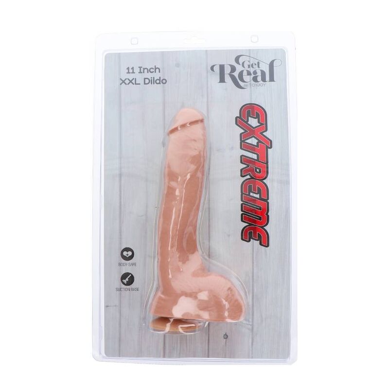DIVENTA REALE - DILDO ESTREMO XXL 28 CM NATURALE