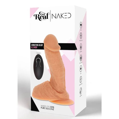DIVENTA REALE - DILDO VIBRANTE IN SILICONE NATURALE
