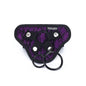 SII REALE - IMBRACATURA VIOLA CON PIZZO E STRAP-ON