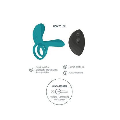 XOCOON - ANELLO VIBRANTE VERDE PER COPPIE