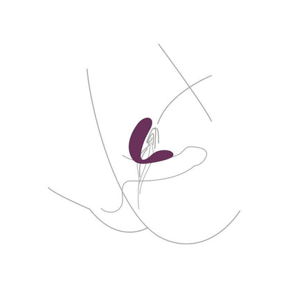 XOCOON - VIBRATORE BOUND LOVE PER COPPIE VIOLA