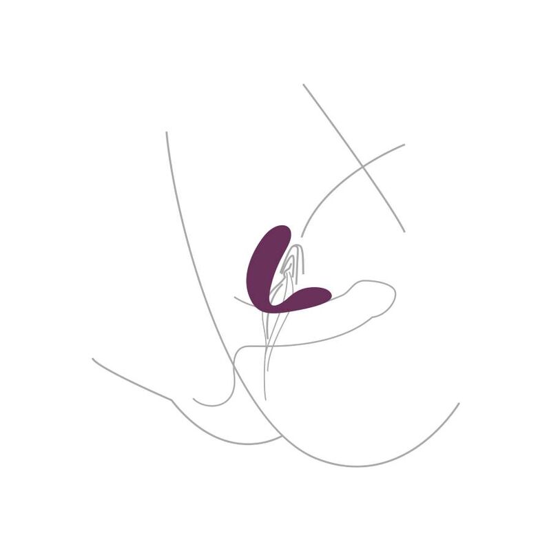 XOCOON - VIBRATORE BOUND LOVE PER COPPIE VIOLA