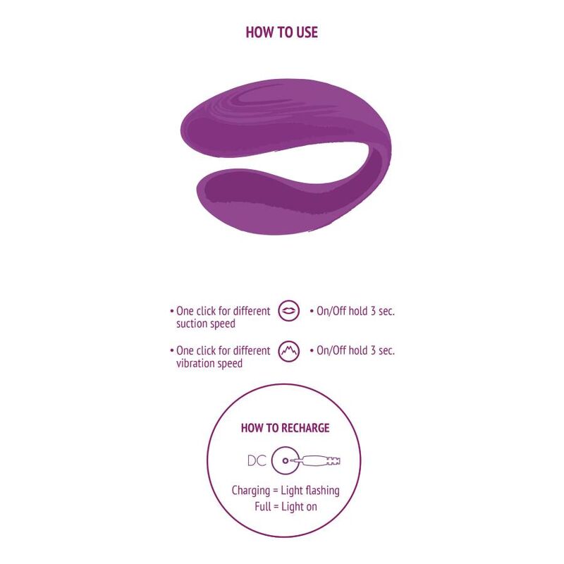 XOCOON - VIBRATORE BOUND LOVE PER COPPIE VIOLA