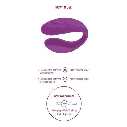 XOCOON - VIBRATORE BOUND LOVE PER COPPIE VIOLA