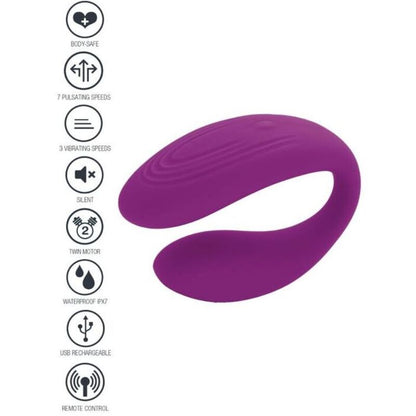 XOCOON - VIBRATORE BOUND LOVE PER COPPIE VIOLA