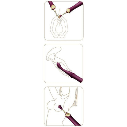 ZALO - BESS 2 MASSAGGIATORE PERSONALE VIOLA