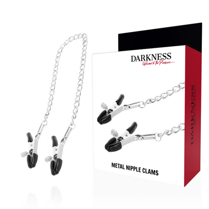 DARKNESS - MORSETTI PER CAPEZZOLI IN METALLO REGOLABILI