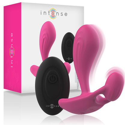 INTENSO - SHELLY DUO ANALE-PERINEO, VAGINALE-CLITORIDE ROSA REMOTO