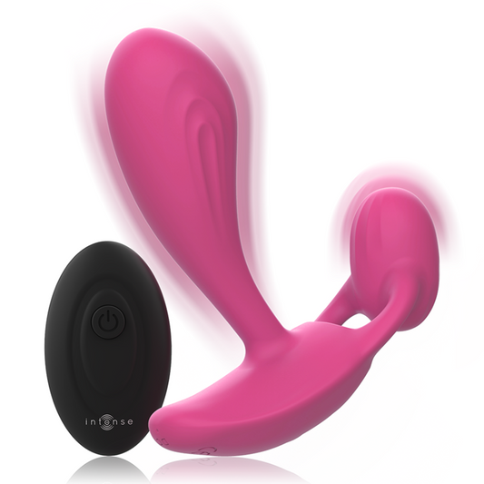 INTENSO - SHELLY DUO ANALE-PERINEO, VAGINALE-CLITORIDE ROSA REMOTO