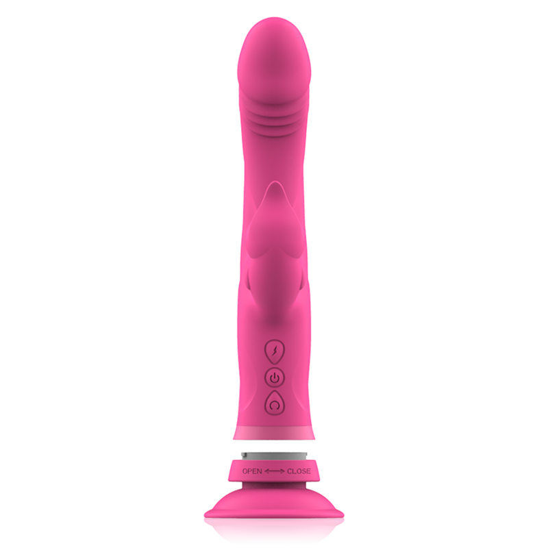 INTENSE - VIBRATORE RABBIT IN SILICONE ROSA LUGLIO