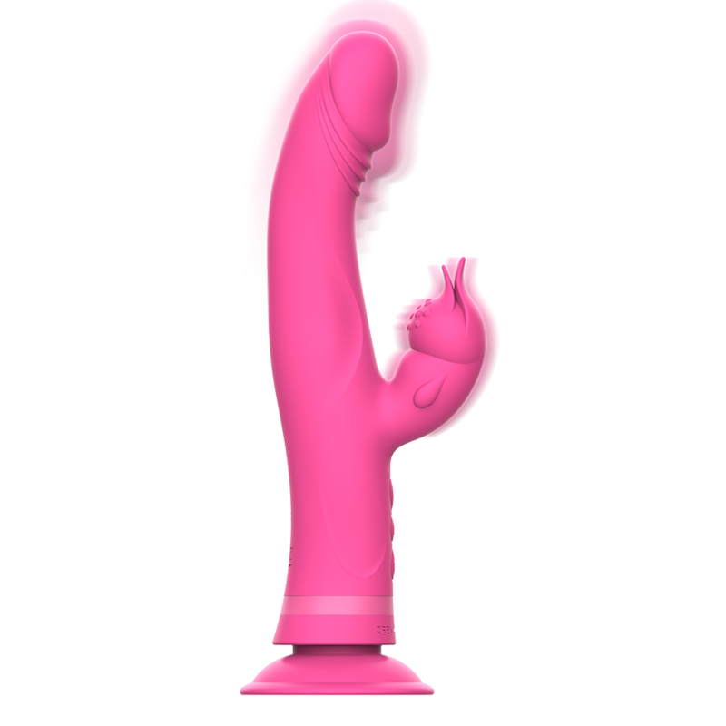 INTENSE - VIBRATORE RABBIT IN SILICONE ROSA LUGLIO