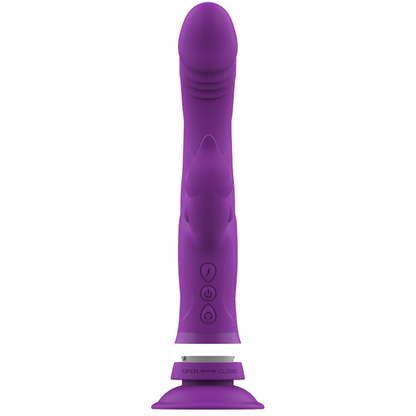 INTENSE - VIBRATORE CASANOVA RABBIT SILICONE TRIPLO MOTORE VIOLA
