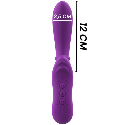 INTENSO - VIBRATORE FLESSIBILE HARRY CON LINGUA VIOLA