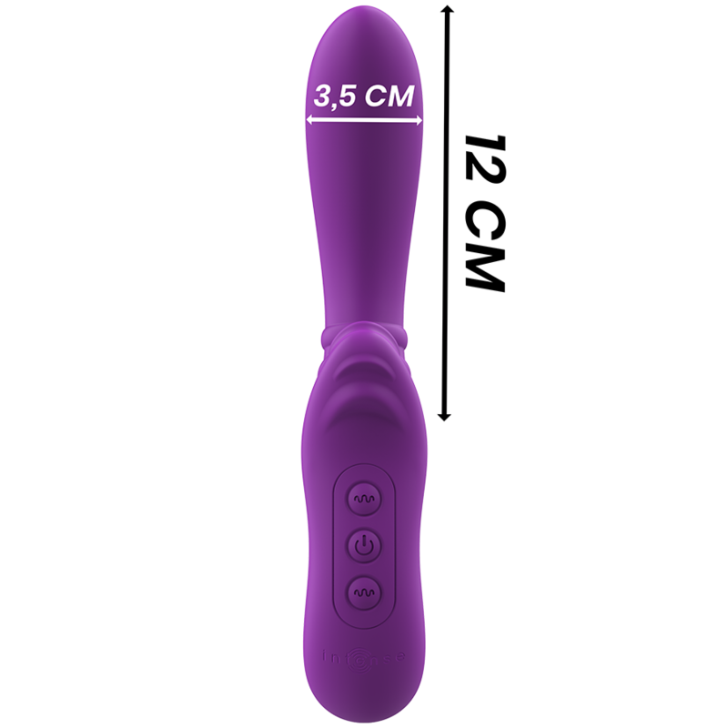 INTENSO - VIBRATORE FLESSIBILE HARRY CON LINGUA VIOLA