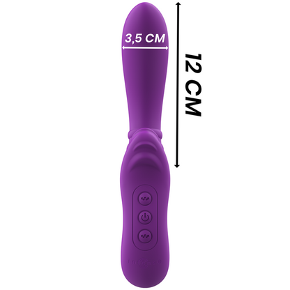 INTENSO - VIBRATORE FLESSIBILE HARRY CON LINGUA VIOLA