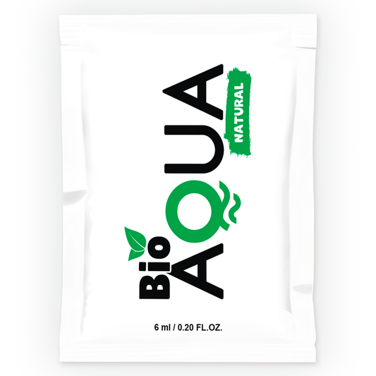 BIOAQUA - Lubrificante a base d'acqua con ingredienti naturali 6 ML
