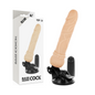 BASECOCK - VIBRATORE REALISTICO TELECOMANDO NERO 19,5 CM -O- 4 CM