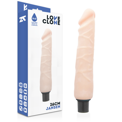 LOVECLONE - VIBRATORE REALISTICO JANSEN AUTOLUBRIFICANTE 26 CM -O- 4,2 CM
