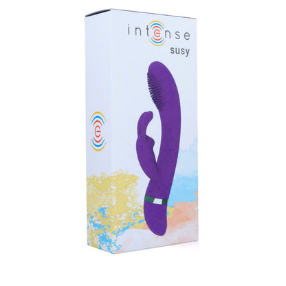 INTENSE - VIBRATORE OSCILLANTE IN SILICONE LILLA SUSY CONIGLIO