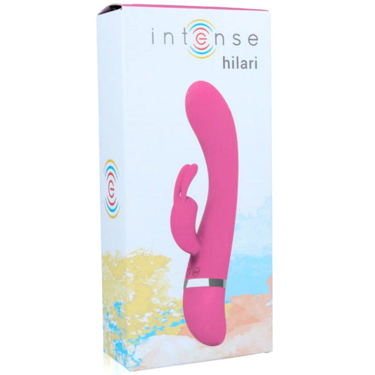 INTENSO - VIBRATORE DI LUSSO IN SILICONE ROSA HILARI