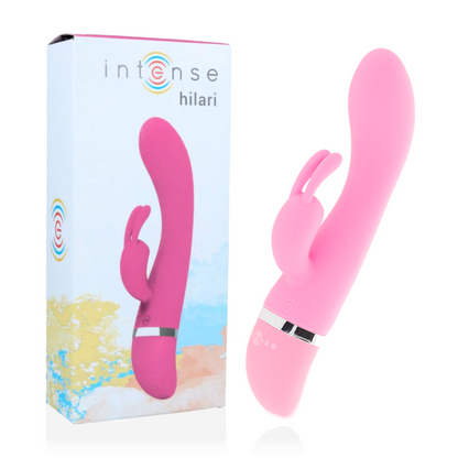 INTENSO - VIBRATORE DI LUSSO IN SILICONE ROSA HILARI