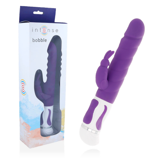 INTENSE - PALLONCINO ROTANTE VIBRANTE IN SILICONE LILLA